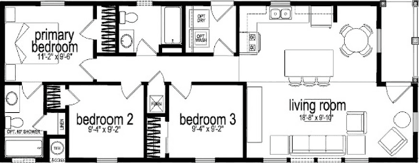 Community mohave 2010 floor plan home features