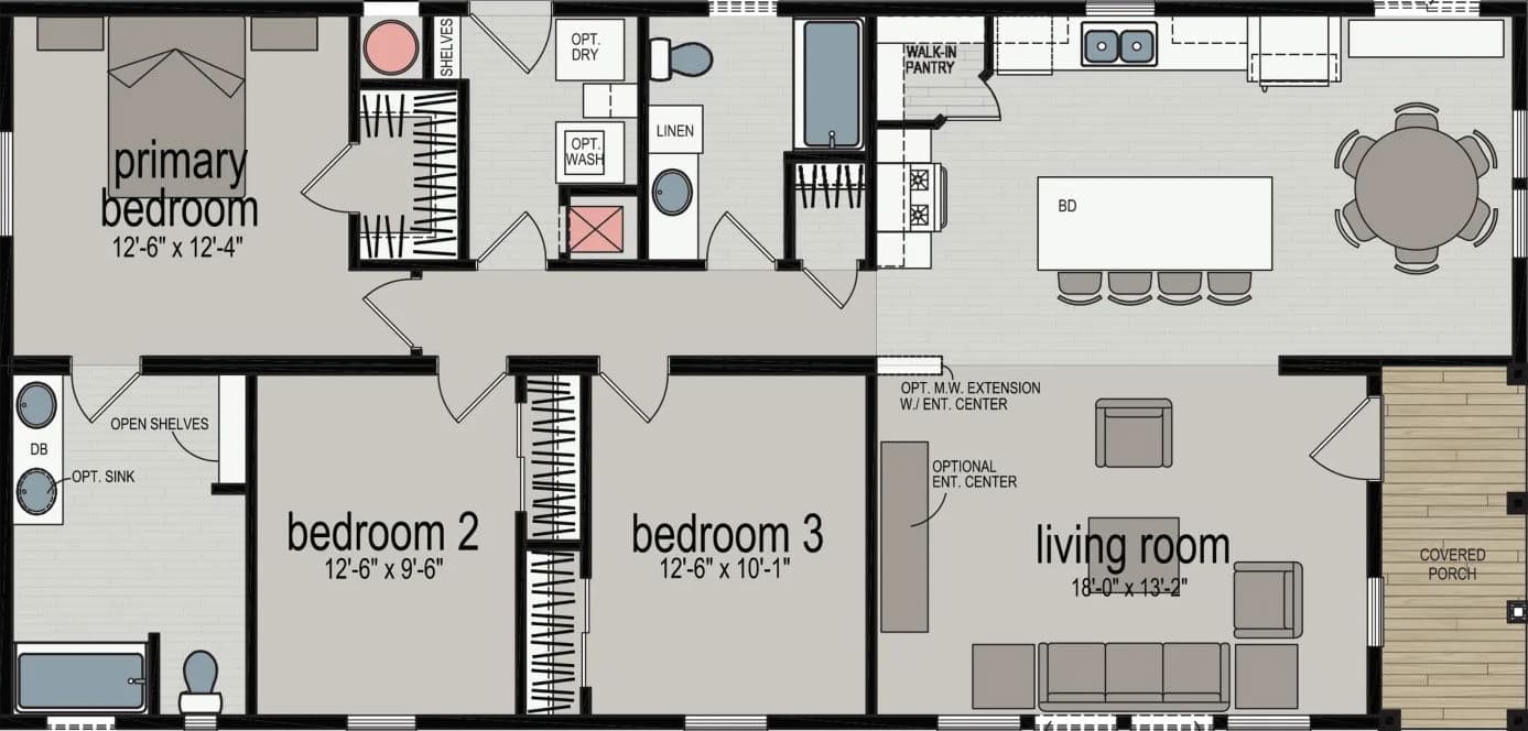 Avalon floor plan cropped home features