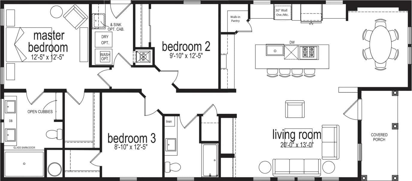 Orchid 60 (b) floor plan home features