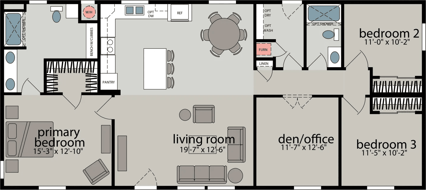 Drakes bay floor plan cropped home features