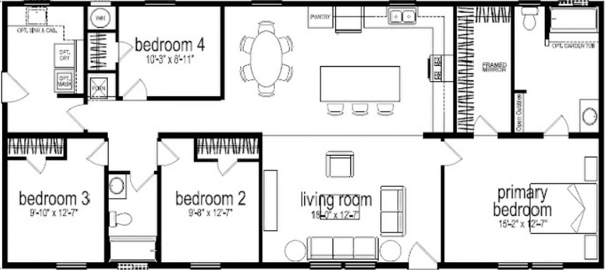 Community fremont 6243 floor plan home features